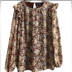 Perch by Blu Pepper floral blouse